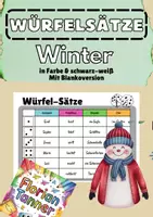 Vorschau - Spiele - Würfelsätze Winter – Satzbau spielerisch üben - Deckblatt