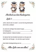 Vorschau - Poster - Abschied aus dem Kindergarten. Urkunde zum Kindergarten-Abschied. Abschiedsgeschenk. Abschied Kita Portfolio. Geschenk für Vorschulkinder. Geschenk zur Einschulung. - Seite 2