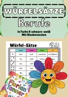Vorschau - Spiele - Würfelsätze Berufe – Satzbau kreativ üben - Deckblatt