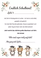 Vorschau - Poster - Abschied Kita Portfolio. Abschied aus dem Kindergarten. Einschulung Geschenk. Urkunde zum Kindergarten-Abschied. Vorlagen Erzieherinnen. - Seite 1