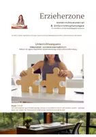 Vorschau - Stundenentwürfe - Reflexion der eigenen biografischen Auseinandersetzung und der professionellen Haltung, Lernfeld 6: „Kinder, Jugendliche und junge Erwachsene bei der Bewältigung besonderer Lebenssituationen unterstützen“, Erzieherausbildung - Deckblatt