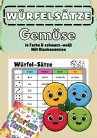 Vorschau - Spiele - Würfelsätze Gemüse – Satzbau kreativ üben - Deckblatt