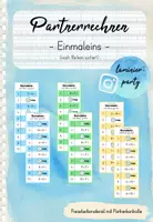 Vorschau - Spiele - Partnerrechnen: Einmaleins (nach Reihen geordnet) - Deckblatt