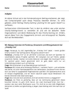 Vorschau - Klassenarbeiten - Informierendes Schreiben (Arbeit+EWH) - Charity Streaming - Klasse 7/8 - Seite 1