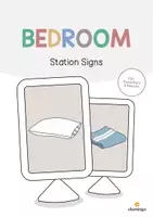 Vorschau - Stationenlernen - Bedroom: Station Signs (Englisch) - Deckblatt