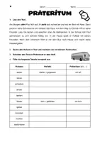 Vorschau - Arbeitsblätter - DaZ: Präteritum Arbeitsblatt - Zeitform umwandeln - Seite 3