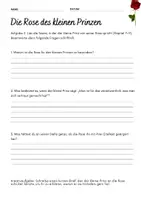 Vorschau - Arbeitsblätter - Der kleine Prinz - Begleitmaterial - Seite 2