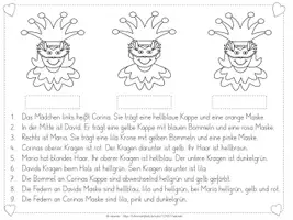 Vorschau - Arbeitsblätter - Logical "Fasching & Karneval" - ab Klasse 2 - Seite 2