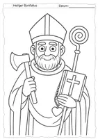 Vorschau - Arbeitsblätter - Heiliger Bonifatius – (3 Arbeitsblätter mit Lösung) - Seite 2
