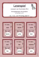 Vorschau - Spiele - Lesespiel E e - Buchstabeneinführung - Deckblatt
