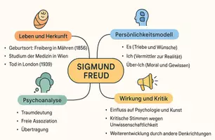 Vorschau - Arbeitsblätter - Arbeitsblätter zum Thema "Sigmund Freud" + Lösung & MP3 + Mindmap + Infografik - Seite 3