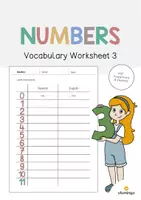 Vorschau - Arbeitsblätter - Numbers: Vocabulary Worksheet 3 (Englisch) - Deckblatt