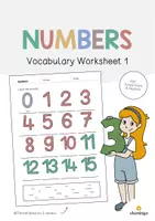 Vorschau - Arbeitsblätter - Numbers: Vocabulary Worksheet 1 (Englisch) - Deckblatt