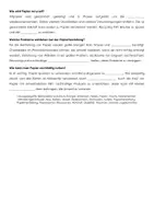 Vorschau - Arbeitsblätter - Cellulose und die Herstellung von Papier (Lückentext und Übungen) - Seite 1