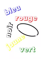 Vorschau - Arbeitsblätter - Ausmalblatt Französisch - les couleurs - Seite 3