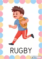 Vista previa - Tarjetas / Manipulativos - Sports flashcards - página 1