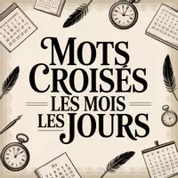 Vorschau - Arbeitsblätter - Kreuzworträtsel Monate und Tage / Mots croisés mois et jours - Deckblatt
