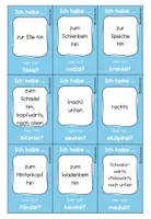 Vorschau - Spiele - Ich habe..., wer hat...? Lernspiel Medizinische Fachsprache Lage- Richtungsbezeichnungen Körperlagen Körperebenen Körperrichtungen (Pflegeausbildung) - Seite 3