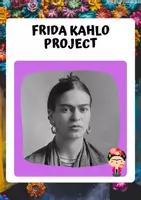 Vista previa - Hojas de trabajo - Discovering Frida Kahlo. - Portada