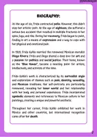 Vista previa - Hojas de trabajo - Discovering Frida Kahlo. - página 2