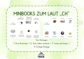 Vorschau - Arbeitsblätter - Materialpaket Minibooks - 61 Vorlagen - Seite 1