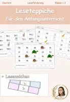 Vorschau - Arbeitsblätter - Leseteppiche für den Anfangsunterricht - Seite 1