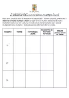 anteprima - Materiale di supporto/inclusione - Lab 4 - TORRI DI MATTONCINI - minimo comune multiplo (mcm) - Pagina 1