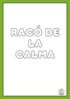 Vista previa - Refuerzo / NEE / Materiales de apoyo - RACÓ DE LA CALMA - Portada