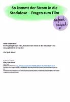 Vorschau - Arbeitsblätter - So kommt der Strom in die Steckdose - Fragen zum Film - Seite 2