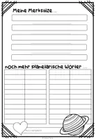 Vorschau - Arbeitsblätter - Die Planeten / das Sonnensystem - Bildwörterbuch - Seite 3