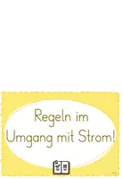 Vorschau - Unterrichtsreihen - Einheit Energie: Regeln im Umgang mit Strom (7. Stunde) Klasse 3/4 - Seite 1