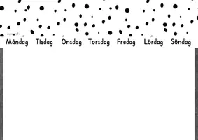 förhandsvisning - BLACK AND WHITE – VÄGGKALENDER - sida 3