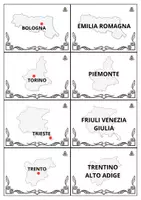anteprima - Materiale di supporto/inclusione - Italia settentrionale - Carte regioni e capoluoghi - Pagina 1