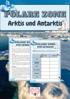 Vorschau - Arbeitsblätter - Polare Zone - Arktis und Antarktis - Deckblatt