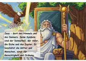 Vorschau - Mal- und Bastelvorlagen - Griechische Mythologie mit Texte zum Ausmalen - Seite 3