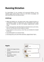 Vorschau - Arbeitsblätter - Insects: Running Dictation (Englisch) - Seite 1