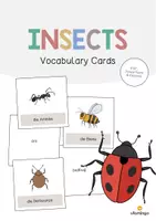 Vorschau - Mal- und Bastelvorlagen - Insects: Vocabulary Cards (Englisch) - Deckblatt