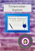 Vorschau - Anderer Materialtyp - Tintenroller-Diplom - Deckblatt