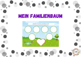 Vorschau - Stationenlernen - Mein Familienbaum - Deckblatt