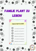 Vorschau - Arbeitsblätter - Familie plant zu leben! - Deckblatt