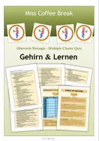 Vorschau - Quiz - Quiz - Gehirn und Lernen - Deckblatt