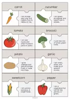 Vorschau - Stationenlernen - Vegetables: Puzzle (Englisch) - Seite 2