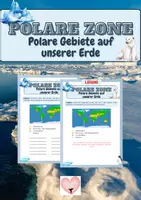 Vorschau - Arbeitsblätter - Polare Zone - Polare Gebiete auf unserer Erde - Deckblatt