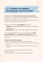 Vorschau - Arbeitsblätter - Funktion von Märkten und Modell der Preisbildung - Seite 3