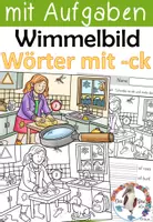 Vorschau - Unterrichtsreihen - Komplettpaket - Wörter mit - ck / Laut -ck - mit Wimmelbild, Lernwerkstatt & Lesespiel - Seite 1