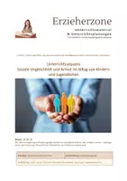 Vorschau - Stundenentwürfe - Soziale Ungleichheit und Armut im Alltag von Kindern und Jugendlichen, 10-20 UE,Lernfeld 6: „Kinder, Jugendliche und junge Erwachsene bei der Bewältigung besonderer Lebenssituationen unterstützen“, Erzieherausbildung - Deckblatt