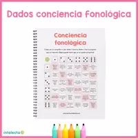 Vista previa - Hojas de trabajo - Dados conciencia fonológica - Portada