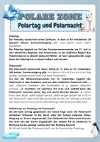 Vorschau - Arbeitsblätter - Polare Zone - Polartag und Polarnacht - Seite 3