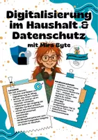 Vorschau - Stundenentwürfe - Digitalisierung im Haushalt & Datenschutz - Deckblatt