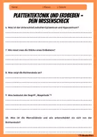 Vorschau - Arbeitsblätter - Erdbeben – 20 Fragen für den Geografieunterricht | Arbeitsblätter Klasse 5–8 - Seite 1